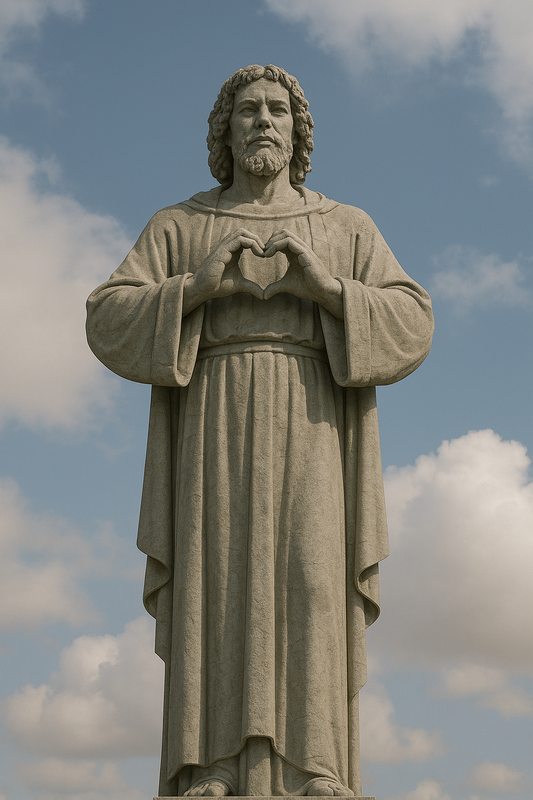 Mat chu di Statue